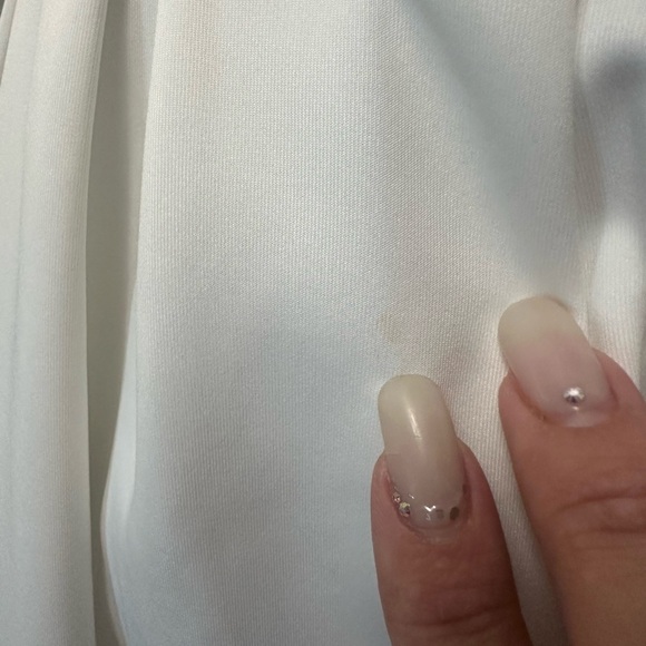 Missguided+ White Pleated Midi Skirt for Weddings - Picture 4 of 6